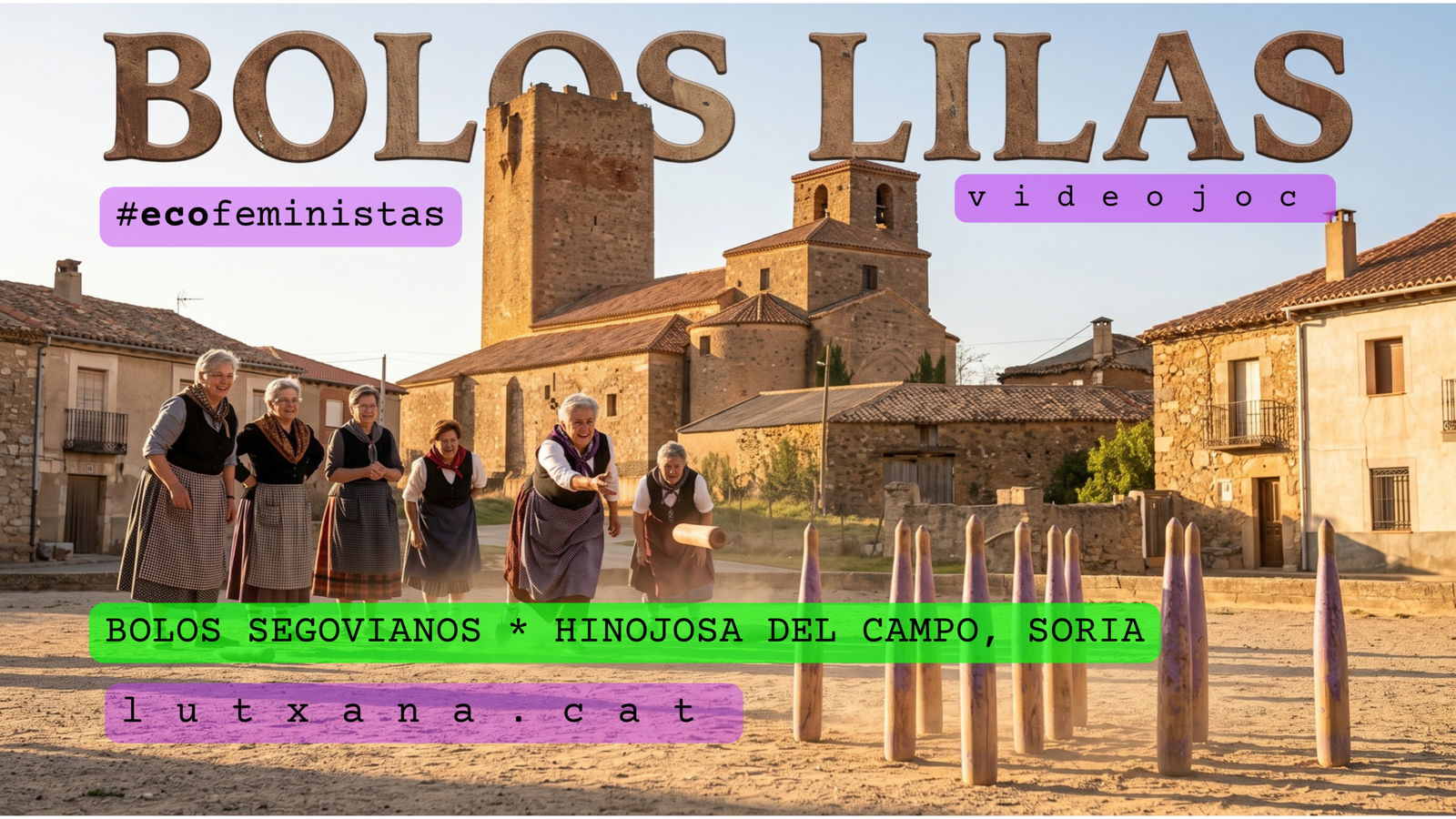 bolos lilas ecofeministas segovianos videojoc fet amb IA Google Gemini Argon